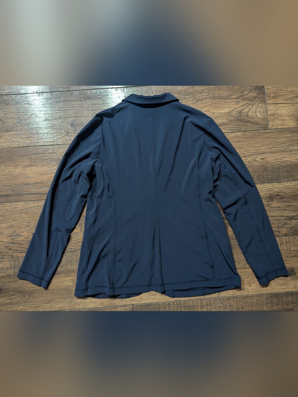 Eddie Bauer Women's Athleisure Blazer Jacket Unlined Stretch Size 14 Zip Pockets - Picture 11 of 16